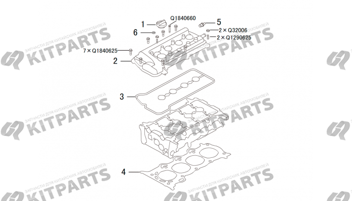 Головка блока цилиндров 3 Haval H2