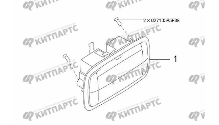 Плафон двери Great Wall DW Hower H5